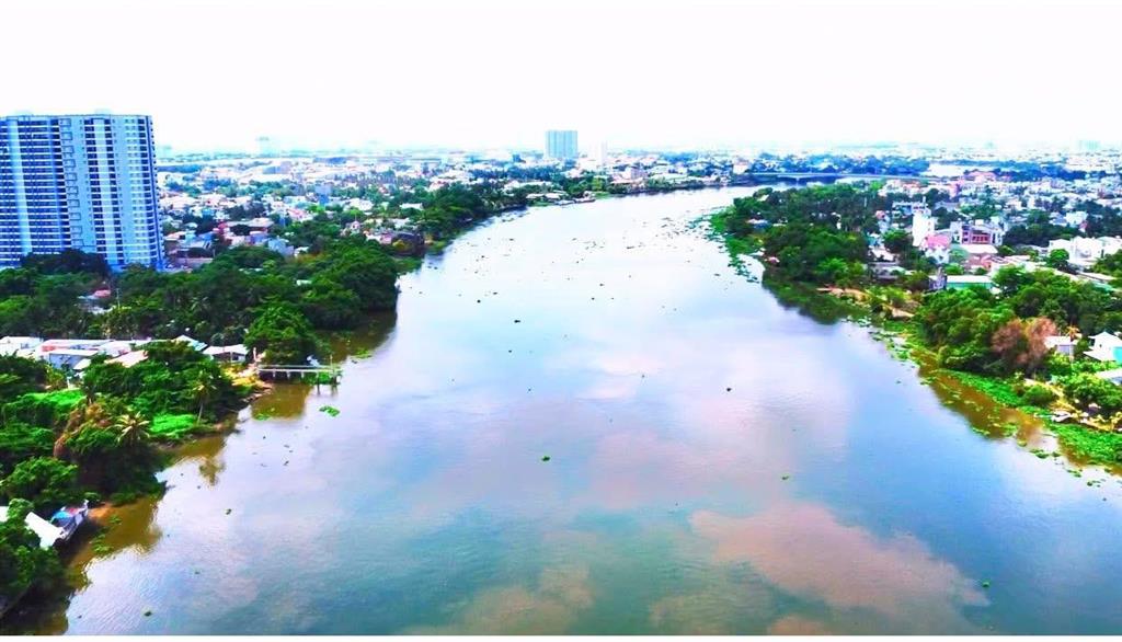 Bán gấp đất 2 mặt tiền view sông khu tdc bình đức 1, p lái thiêu ~ 72m2 full thổ cư giá 3 tỷ 890 tr