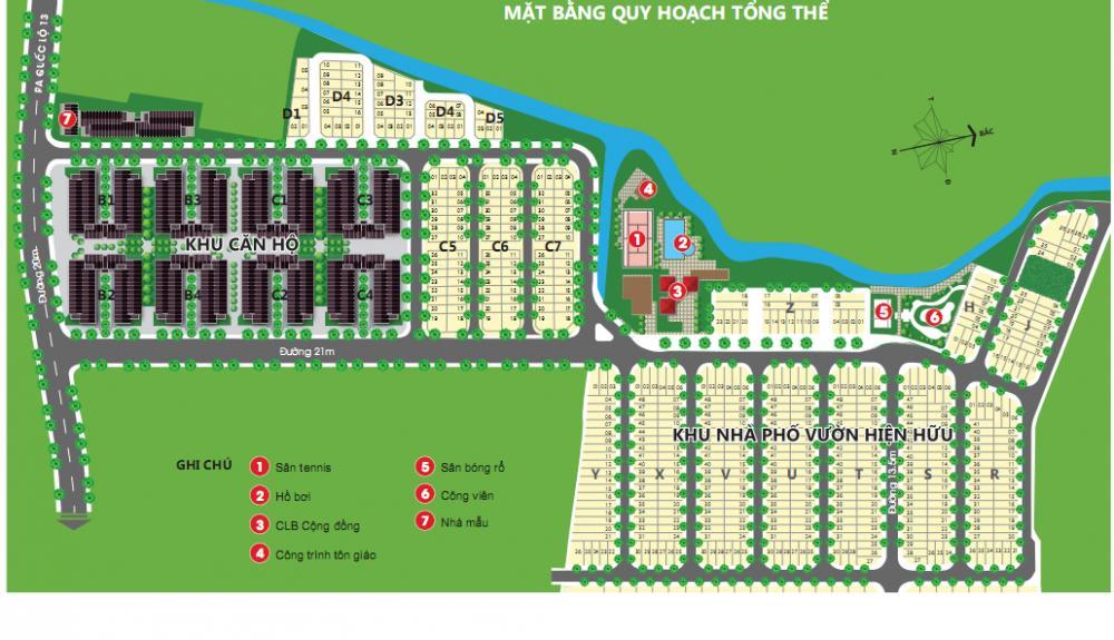 Bán nhà phố liên kế vườn ehome 4 căn góc 2 mặt tiền  bắc sài gòn, đường số 15, thuận an, bd