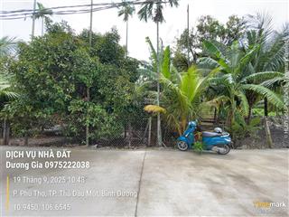 Bán đất p. thủ dầu một, tphcm ngang 10x25m, tc 160m2. giá 14,5tr/m2.  0975 222 ***