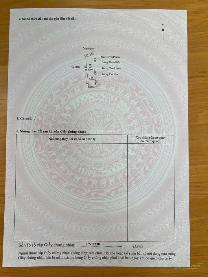 Bán đất chợ phú hoà. đường oto, giá 2.150 tỷ.  0975 222 ***