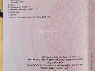 Đất mặt tiền nhựa 5m dx057 phú mỹ, dt 4m5x25(60m2 thổ cư) giá 2tỷ790 tl