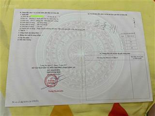 Bán đất ngộp ngay trung tâm thành phố tân an sát aeon mall tân an sổ hồng riêng