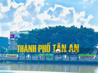 Cần tiền bán gấp lô đất ngay trung tâm tp. tân an , sát aeon tân an giá chỉ 1 tỷ 180 triệu.