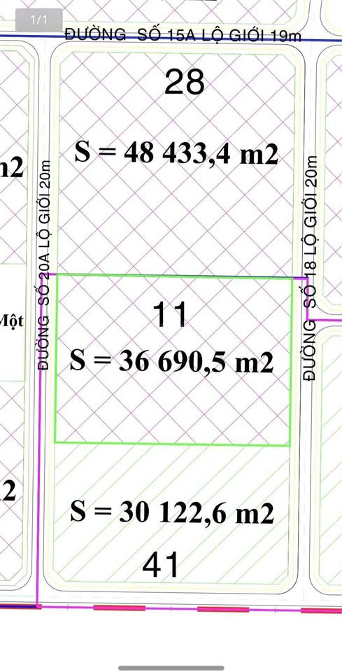 Cần bán lô đất 36.690m2 dệt nhuộm trong khu công nghiệp đức hòa tây ninh