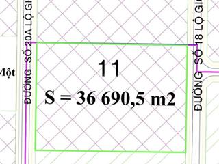 Cần bán lô đất 36.690m2 dệt nhuộm trong khu công nghiệp tây ninh  long an cũ