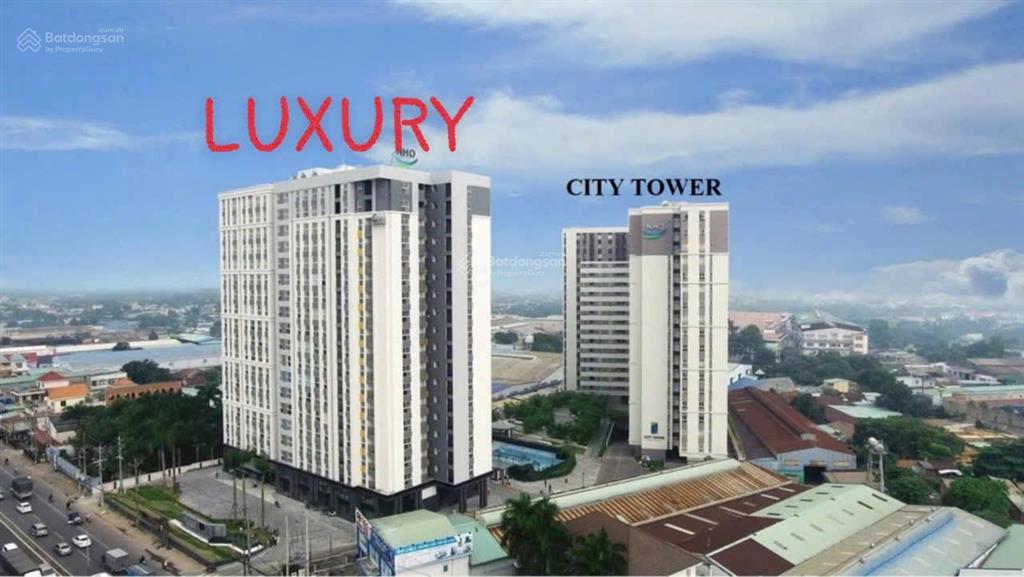Bán căn hộ city tower mặt tiền ql13, gần aeon vsip1 1pn 49.1m2 đầy đủ nội thất giá rẻ 950tr có sổ