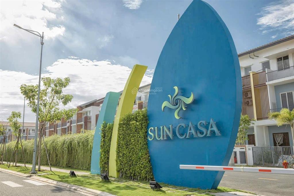 Bán nhà 1 trệt 2 lầu suncasa hoà phú dt 5x16 nhà thô giá 3 tỷ sổ hồng riêng