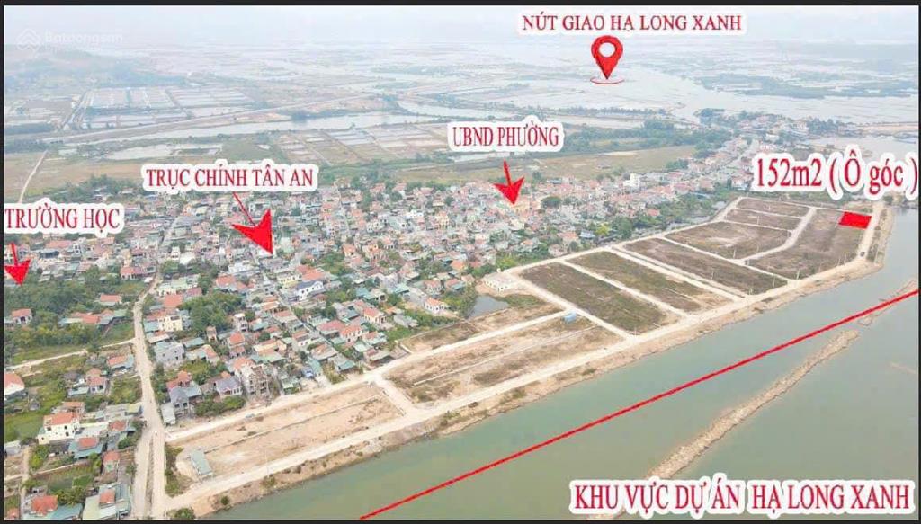 Hàng hiếm. 100m2 mt 5m 150m2 mt 7.5m thống nhất, quảng yên hạ long. nhìn thang sang da vin