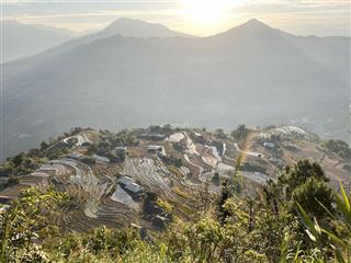 Bán mảnh đất 500m2 view đẹp nhất bản phùng, hà giang trung tâm bản, view ruộng bậc thang, mt 50m