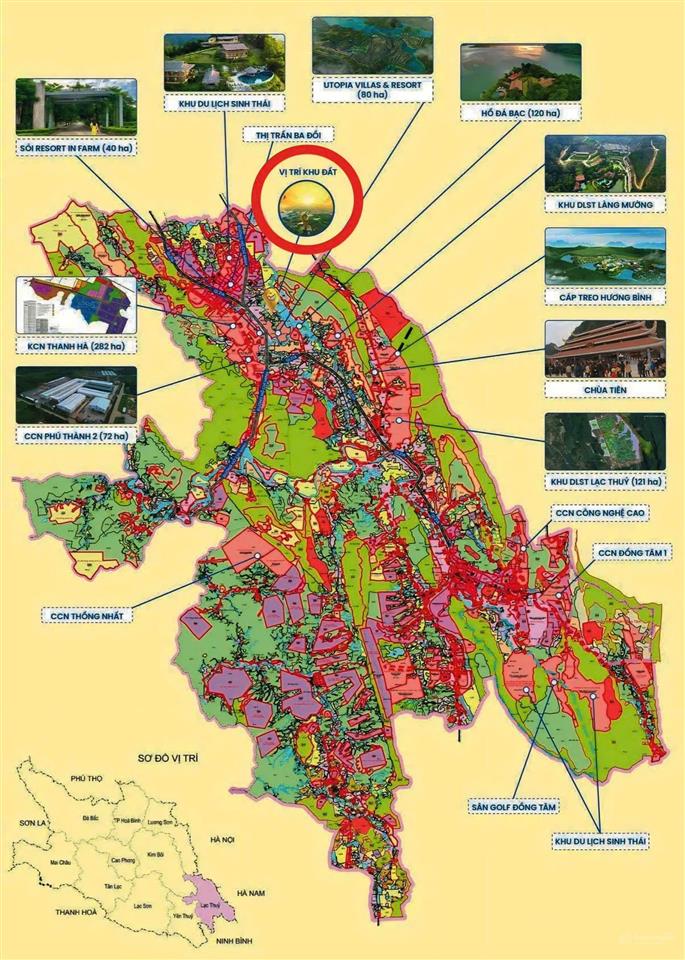 Bán gấp lô 2 mặt tiền 550 triệu 75m2 full thổ cư đường vào 9m sát vách dự án utopia villa & resort