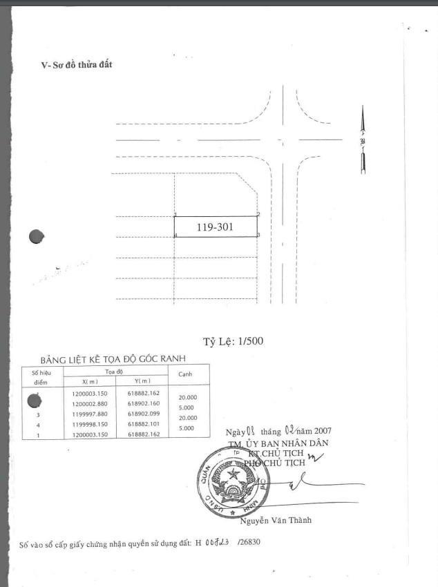 Bán mặt tiền ngay gần đường 9a phước thiện kinh doanh thoải mái.  0912 712 ***