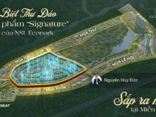 Nhận booking dòng biệt thự đảo eco retreat  siêu phẩm thấp tầng của nsl ecopark  0903 040 ***