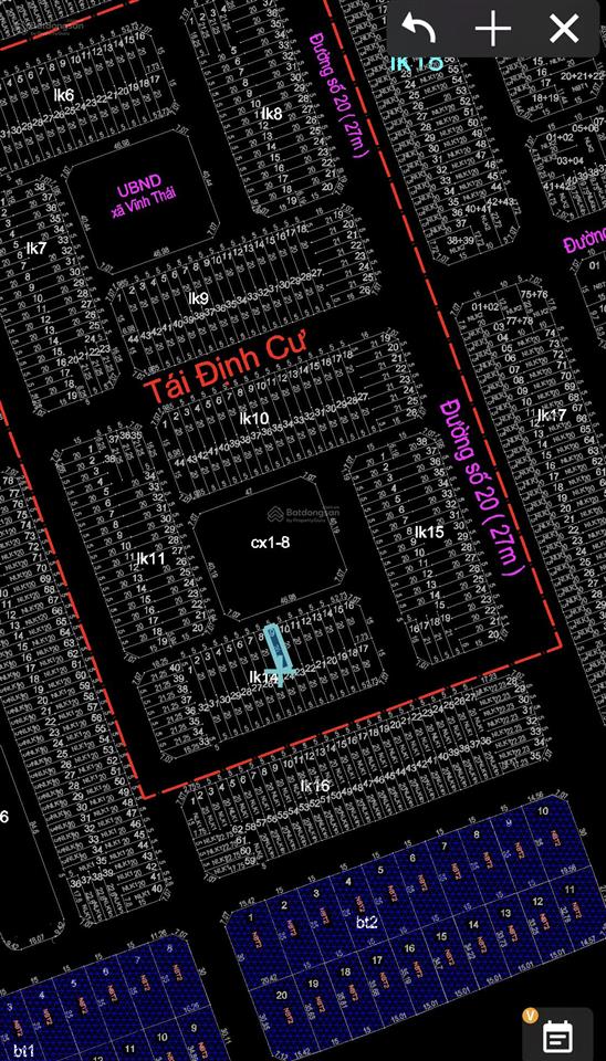 Bán lô đất khu tái định cư mỹ gia cạnh khu đất công viên, sổ hồng, xây tự do, giá chỉ 6 tỷ 050