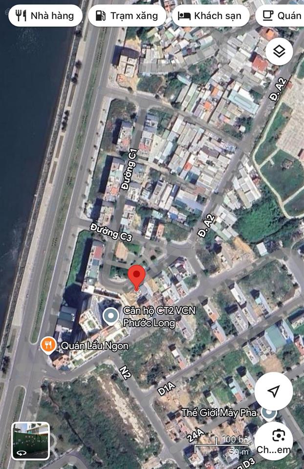 Bán lô đất đối diện công viên khu đô thị vcn phước long 1 cạnh chung cư ct2 giá rẻ 6,6 tỷ.
