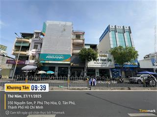 Hàng hiếm mặt tiền nguyễn sơn 12x25m, nhà 1 lầu, vị trí đắc địa ngay chợ bao sầm uất suốt ngày đêm