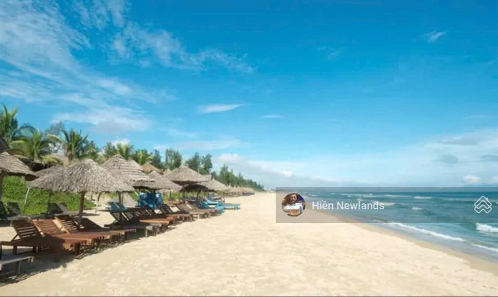 Bán đất 2 mặt tiền biển an bàng hội an 338m ngang 15m đối diện công viên đường khúc thừa dụ 18,5 tỷ