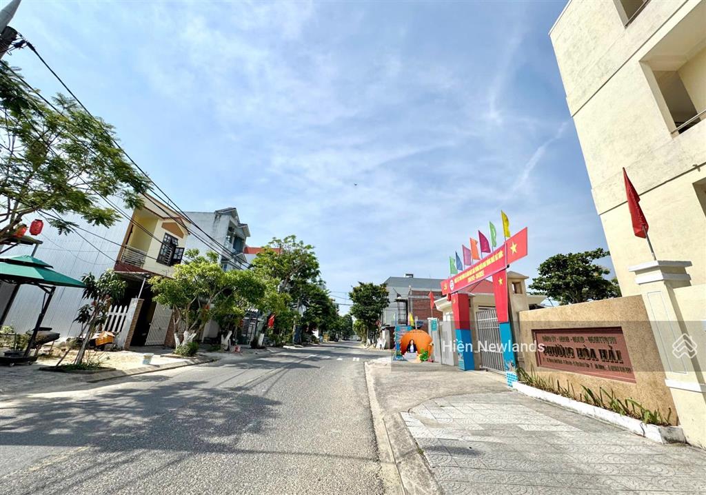 Bán 3 lô đất 300m2 liền kề ngang 15m mt đường hoàng bình chính, ngay ubnd p. hoà hải chỉ 15 tỷ