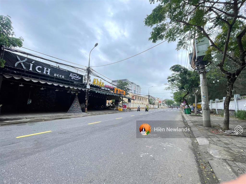 Bán nhanh đất 2 mặt tiền đường phan tứ  dtđ 264m2 ngang 8m  gần biển mỹ khê sát khu an thượng