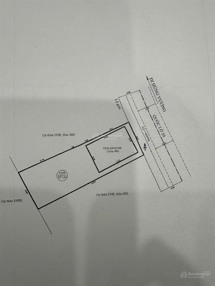 Bán đất mặt tiền 1400m2 đường hùng vương, phường 11, tp. đà lạt, lâm đồng