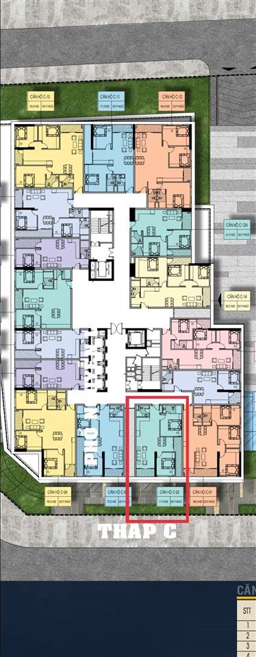 Bán căn 2 phòng ngủ tầng 11 bc tn ruby park 73.9m2 4tỷ950 bao mọi phí  0365 636 ***