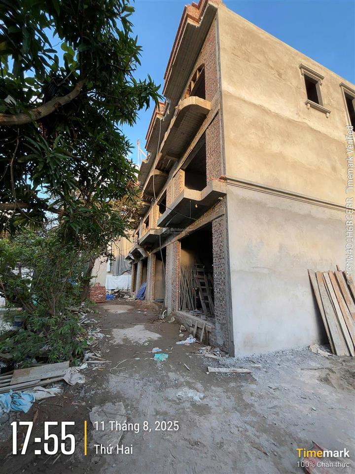 Bán nhà 60m2  3 tầng  2 mặt thoáng  ngõ ô tô đỗ cửa  khu an đồng, gần hoàng huy an đồng