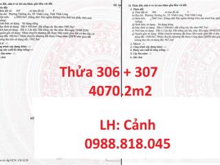 Phát mại đất trung tâm phường trường an, tp. vĩnh long, 4070m2, view sông cổ chiên, miễn tg