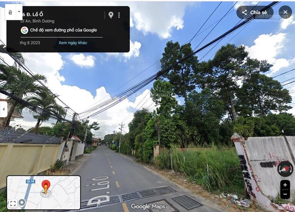 Bán đất khu phố nội hóa 1, phường bình an, tp dĩ an, tỉnh bình dương, 773.8m2, mt 10m, đường 8m mtg