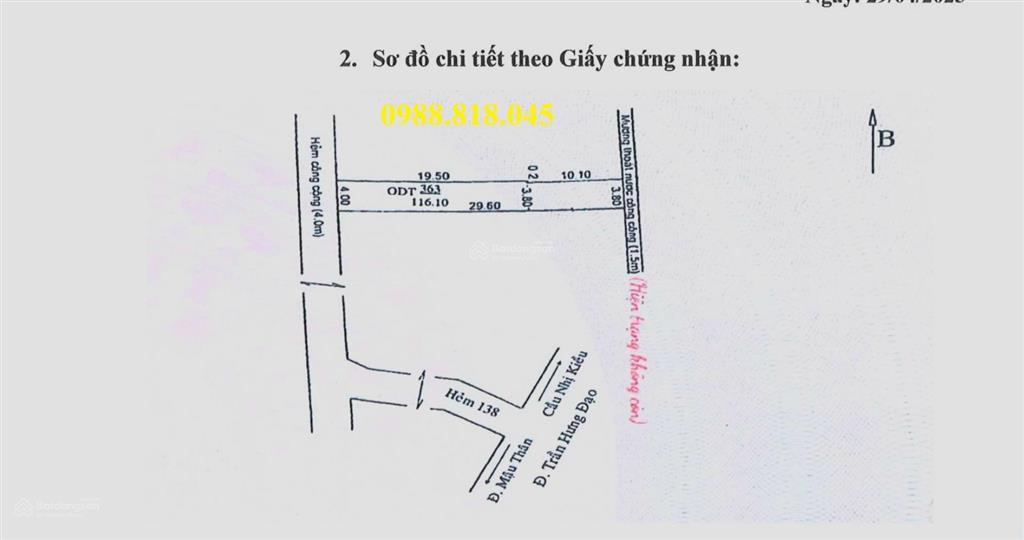 Bán nhà hẻm 138 trần hưng đạo, phường an nghiệp, ninh kiều, cần thơ, 4 tầng, miễn tg