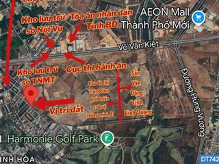 Bán lô góc 2 mặt tiền đẹp nhất khu tđc định hòa, 860m2, kế bên trung tâm tp mới rất tiềm năng