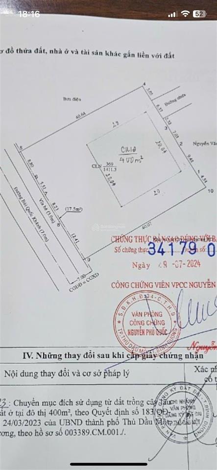 Bán 1411m2 đất bùi quốc khánh, chánh nghĩa, vị trí đẹp gần 30/4 kinh doanh khách sạn quá đẹp giá ổn