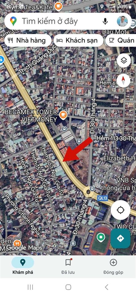 Mặt tiền đại lộ bình dương, chánh nghĩa vị trí hiếm nhất của tdm, 16x35m, thổ cư 95% giá tốt nhất