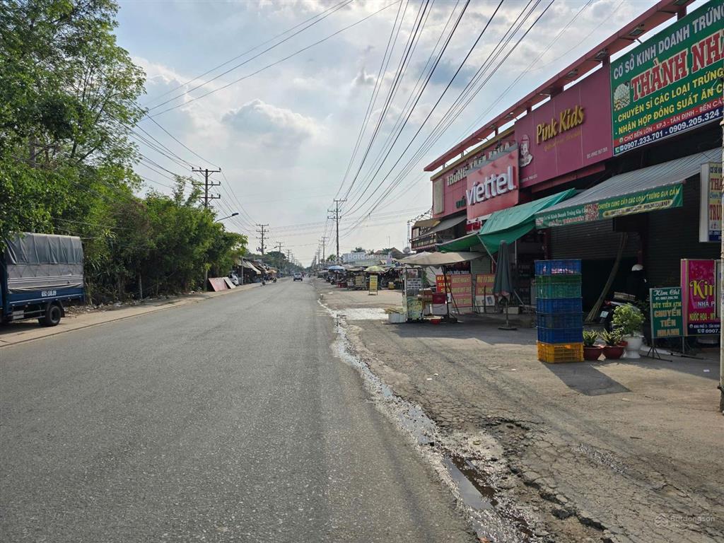 Đất tân định đường chợ bến lớn 10x88m thổ cư 500m2 xây kho xưởng cho thuê rất đẹp giá tốt nhất khu