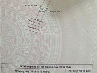 Đất đx050 phú mỹ cặp bên kdc hiệp thành 3, 5x26 thổ cư 50m đường nhựa lớn 8m thông suốt giá rất ổn