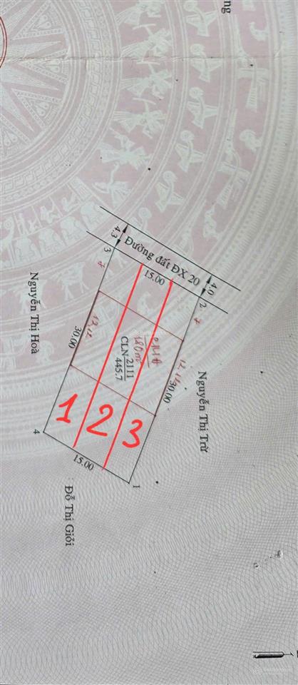 Chính chủ bán đất đường dx20 phú mỹ, 5x30 thổ cư 60m sát bên chợ phú mỹ, đường nhựa thông giá 3ty3