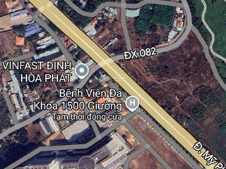 Bán 3 lô liền kề dx82 định hòa sát bên bv 1500 giường, mỗi lô 10x36 thổ cư 120m giá cực tốt