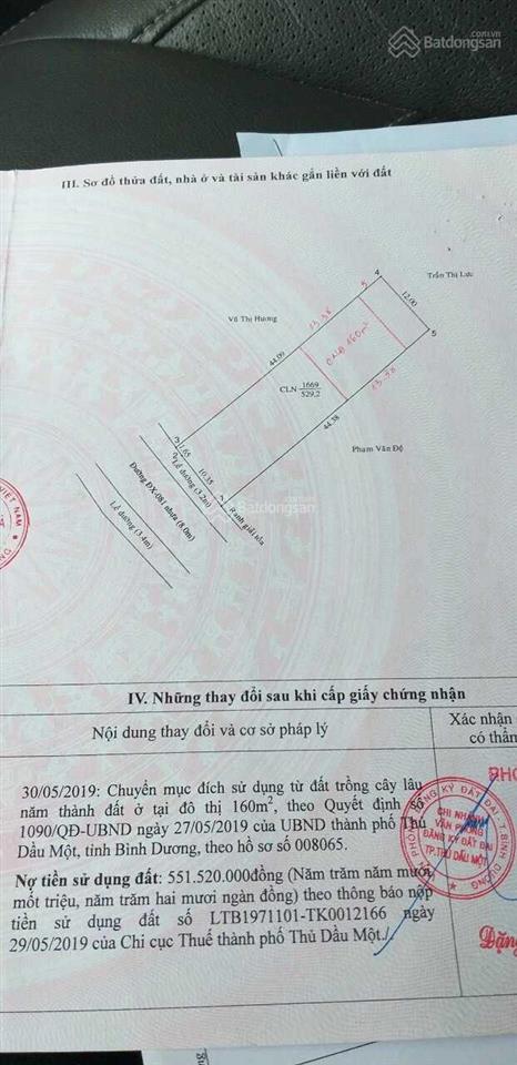 Đất xây biệt thự dx 081 định hòa, 12x44 thổ cư 160m2 hàng đẹp vị trí đẹp giá tốt nhất con đường