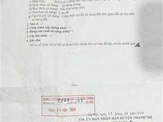 Chỉ 74 triệu/m đất sổ đỏ tại phường thanh liệt, phù hợp xây ccmn, rẻ nhất nội thành hà nội, có 15ty