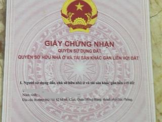 Đất lô góc 2 mặt tiền xây được 9 tầng dt 224m2 giá tốt mđ lê hồng phong, hải phòng.  0989 644 ***