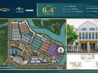 Bán nhà phố valencia aqua city 7x19.5m  phong cách địa trung hải, giá chỉ 6.4 tỷ