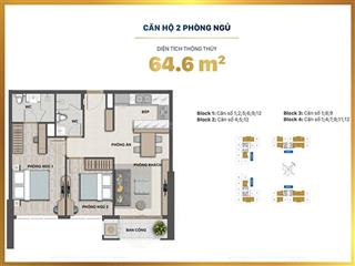 Sở hữu ngay căn hộ 2pn 73m2, ban công hướng sông, mặt tiền đường trương văn bang. giá chỉ 5.85 tỷ