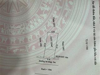 Cần bán lô đất vĩnh phú 41 vào 1/ ngang 8,5x 21,19 tổng diện tích 184,8m2 có 120m2 odt. giá 6tỷ5