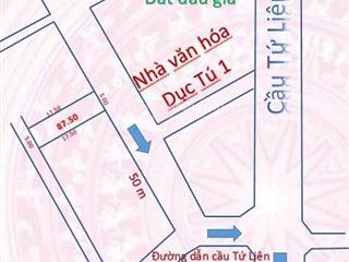 Bán lô 2 mặt đường khu đấu giá dục tú 1
