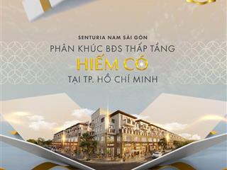 Sở hữu nhà phố senturia nam sài gòn gđ2, giá chỉ từ 81tr/m2.