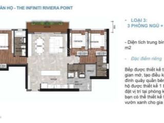 The infiniti riviera point, q. 7  chuyển nhượng duo  key 3pn/3wc 140.45m2