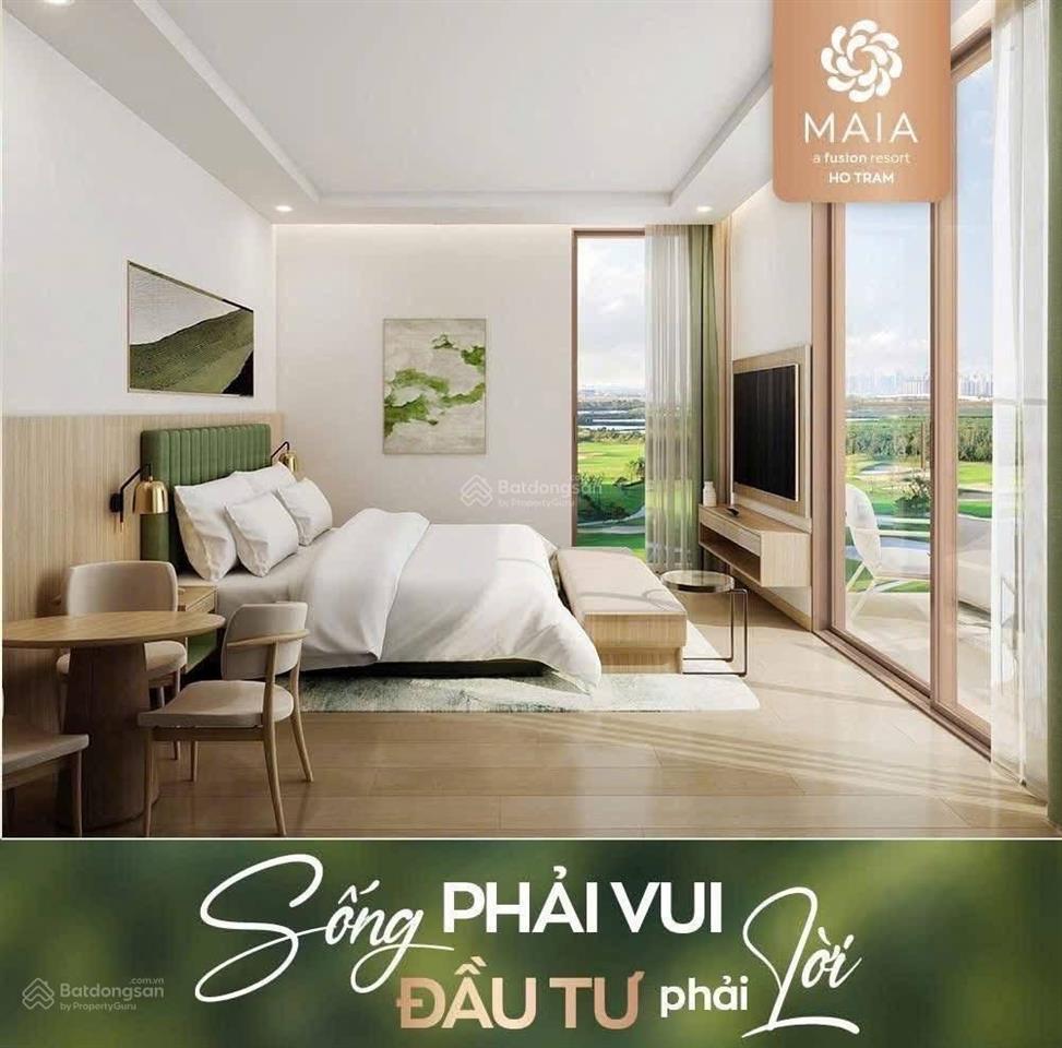 Căn hộ nghỉ dưỡng maia hồ tràm, view trực diện biển, thanh toán 125tr sở hữu ngay