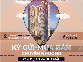 Bán nhanh căn hộ 2 phòng ngủ the sang residence, ngay biển mỹ khê, giá 3 tỷ 5 hỗ trợ vay 70%