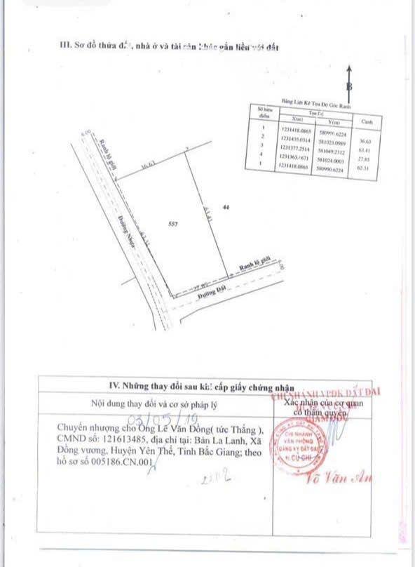 Chính chủ bán đất xã an phú, dt=2020m2, có 490m2 thổ cư, khu dân cư đông, giá chỉ 10,5 tỷ