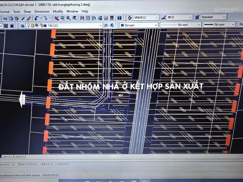 Bán đất mt đường trung lập xã trung lập thượng, huyện củ chị, dt 6x30m có thổ cư, giá 1,650 tỷ
