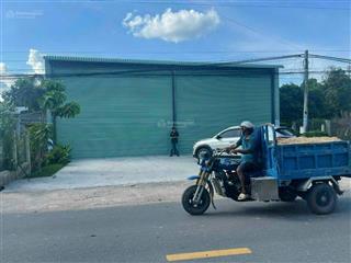 Bán kho xưởng mặt tiền hương lộ 2, thuộc xã lộc hưng, tổng dt=5200m2 có 120m tcu, giá 15,5 tỷ