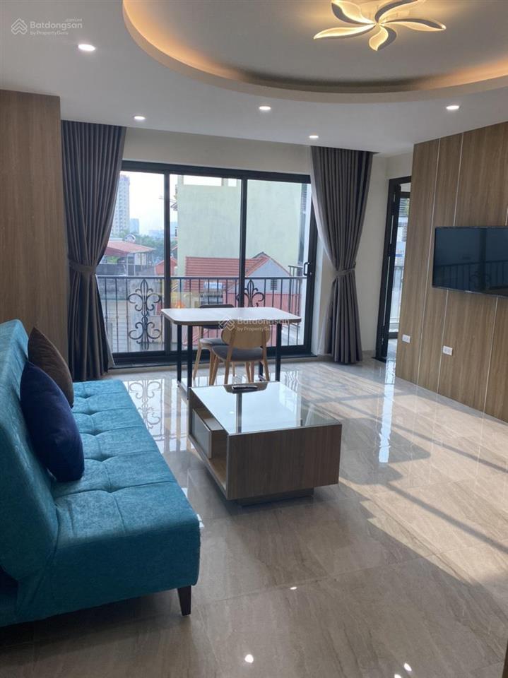 Căn hộ 1k1n với ban công, sân thượng view hồ full nội thất tai lạc long quân tây hồ